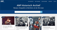 Desktop Screenshot of anp-archief.nl